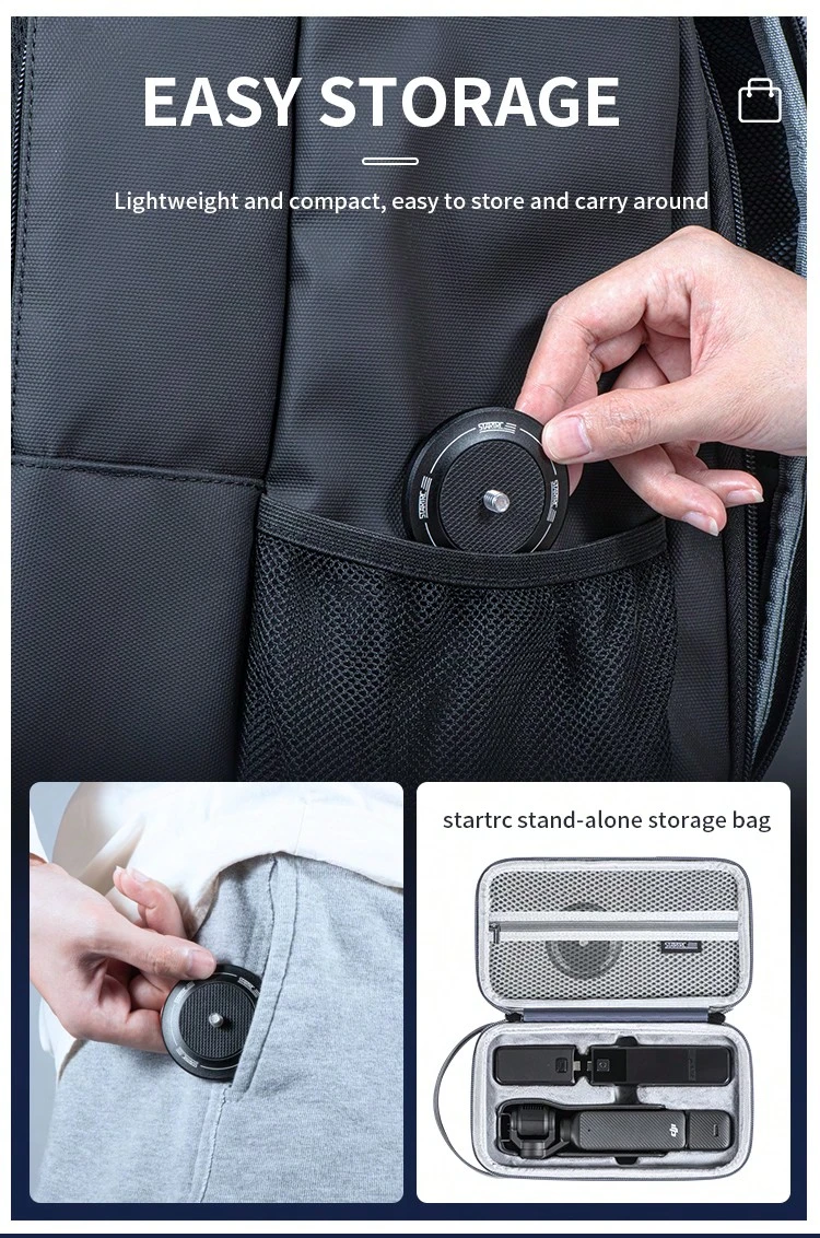 Accessori DJI Osmo Pocket 3 Custodia Trasporto DJI Osmo Pocket 3 - Compatibile Con Creator Combo - Nylon E EVA Protettivo Accessori Videomaking