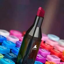 [12/24/30/36/40/48/60/80/100/120/168/204/262] colores Bolígrafos de marcador metálico Touchhero, colores vibrantes, punta fina - Multifuncional para pintar piedras, arte, vidrio y manualidades de regreso a la escuela