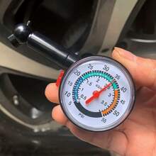 1pc High Precision Multifunctional Car Tire Pressure Gauge - Mechanical Air Pressure Meter For Emergency Detection - Default - View 6