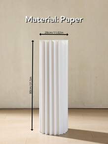 1/3/4pcs Set Cardboard Pedestal Stand, Folding Pillar Stand, Wedding Props, Floor Display Column Stand, DIY Pedestal Box With Round Top Plate Folding Paper Cylinder Column Pedestal Wedding Birthday Cake Flower Stand Rack Outdoor Decor - Multicolor - View 7