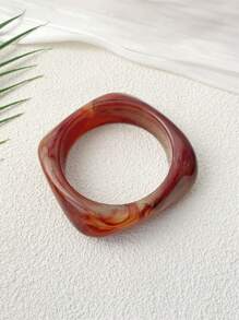 1pc Women's Minimalist Asymmetric Multicolor Semi-Transparent Bracelet, Fashionable & Versatile - Bracelet - View 21