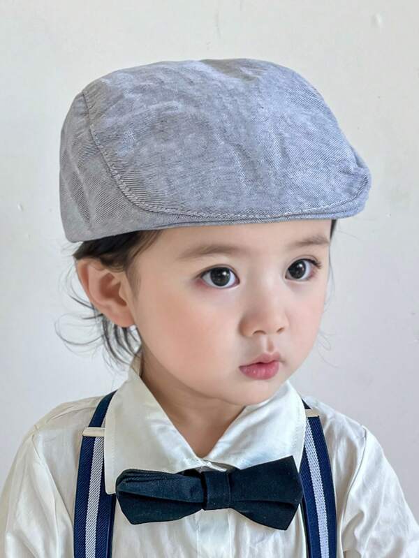 1 Stück Baby Barett Hut, unisex Kleinkind Baseballkappe, lässige Mode Zeitungsjungen Hut für Baby Jungen und Mädchen, Frühling