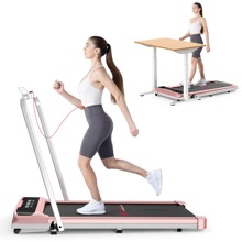 Homefitnesscode Under Desk Treadmill- Super Large LED Display, Quiet Motor, And Shock Absorption For Home Fitness - UK Plug(220-240V) - View 2