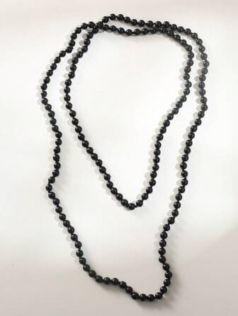 1pc Women's Fashionable & Elegant Boho Style Double Layer Versatile Casual Long Sweater Chain