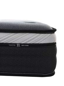 Pocket Spring Memory Foam Hybrid Mattress Natural Latex Orthopedic Foam Compressed Roll Packed In Box - Black - View 5