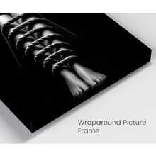 1pc Framed Canvas Wall Art, Nude Woman Bondage Art Print Canvas Poster, Ideal Gift For Bedroom Living Room Hallway Dorm Wall Decor - Multicolor - View 10