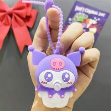 Sanrio Sanrio Hello Kitty&Friends PVC Keychain, Cute Cartoon Animal Themed Backpack Ornament, , Buckle, Suitable For Decoration, Party Fun Gift, Anime Inspired Keychain