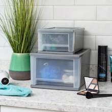 2025 New 17.5-Liter Large Capacity Stacked Drawer Storage Box, Efficient Use Of Space, Creating A Clean Home Environment
