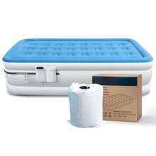 KPUY High Raised Air Bed With Built-In Electric Air Pump And Carry Bag - Double / Single Inflatable Mattress, Portable Camping Bed, Quick Inflation, Comfortable & Waterproof For Home, Travel, Guests - UK Plug(220-240V) - View 11