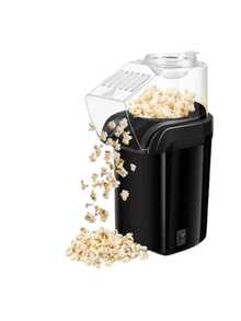 Electric Popcorn Maker Without Fat 1200w 110v Or 220v Portable Hot Air - 黑色 - 查看 6