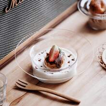 1 件透明草帽玻璃碗，时尚风格甜点/沙拉盘，酸奶杯，高美感早餐碗 - 無色 - 查看 10