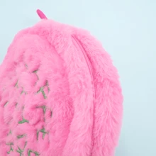 Miniso Túi xách đeo chéo họa tiết bánh - Hồng - Xem 11