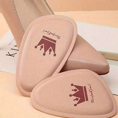 8pcs Women's Non-Slip Breathable Heel Grips, Sweat Absorbent Shoe Insoles For High Heels Prevent Slipping And Pain, Adjust Loose Shoes, Suitable For Pointed Toe Shoes