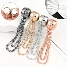 1/2/3/4 chiếc Kẹp nam châm thời trang - Giá treo khăn choàng & khăn quàng cổ đa chức năng không cần xỏ khuyên, nhiều màu, không làm hỏng quần áo - Nhiều màu - Xem 13