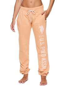 U.S. Polo Assn. Essentials Pink Sweatpants With Pockets, Comfy, Breathable French Terry Women Joggers, Perfect Blend Of Comfort And Sporty Style - Honey - View 1