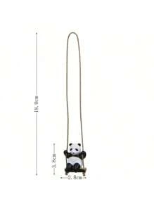 可爱熊猫摇摆汽车挂件 - 彩色 - 查看 12