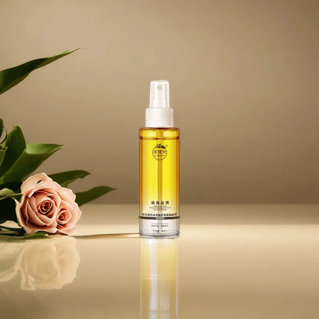 Cuishifan Hair - Nourishing Essential Oil Spray, Shiny And Silky, Moisturizing And Strengthening Silky Hair Oil, Moisturizing Hair Care Essential Oil, Protein Hair Care Leave-In Hair Care Essential Oil Spray, Essential Oil Spray Suitable For All Hair Types - 1 bottle - 查看 1