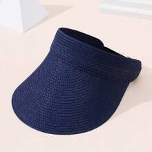 Women's Straw Sun Hat, Wide Brim Rollable & Foldable, Summer Beach Hat - Multicolor - View 4