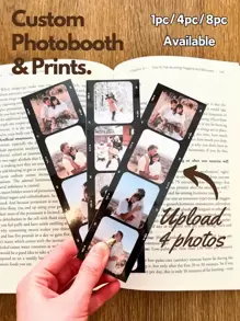 Gepersonaliseerde fotohokje strip bladwijzers, cadeaus voor haar, cadeaus voor hem, Valentijnsdag cadeaus, foto's van koppels, kerstcadeaus, kerstversieringen, Thanksgiving cadeaus, nieuwjaarscadeaus, feestversieringen, gepersonaliseerde fotohokje prints, gepersonaliseerde fotohokje prints, fotohokje kaarten voor bruiloften, fotohokje strip frames, gepersonaliseerde strips met aangepaste tekst
