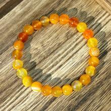1st/Gele Agaat Armband Wijsheid En Kracht Perfecte Vrouwen Armband