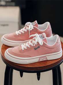 Men Canvas Shoes, Spring New Thick Bottom Increased Height Anti-Slip Soft Bottom Comfortable Lightweight Men Shoes, Low-Top Round Toe Lace-Up Outdoor Sports Street Fashion Casual Sneakers, Large Size 46 Daily Commute Versatile