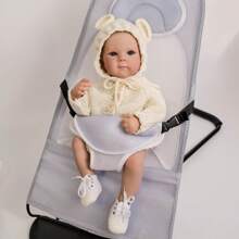 Bambole Reborn Bambina 18 Pollici Bambola Reborn Fatta a Mano Reborn Babies Lavabile Morbido Corpo in Vinile Sembra e si sente come un vero bambino realistico - Multicolore - Visualizzare 5