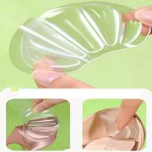 5 pares, almohadillas para el antepié y el talón - plantillas de silicona transparente, plantillas cómodas, adecuadas para estar de pie, actividades al aire libre, senderismo, baile, deportes - plantillas suaves y antideslizantes, plantillas cómodas para tacones altos, protección de suela de gel suave para hombre y mujer para verano, playa, viaje