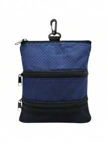 FINGER TEN Golf Tasche mit Reißverschlusstaschen, Ausrüstungsclip zum Befestigen an der Tasche für Wertsachen und Tees