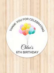 Pegatinas y logotipos personalizados, pegatinas personalizadas de 4, 5, 6 o 7 cm, personalizadas con su nombre y fecha, perfectas para pegatinas creativas como bodas, cumpleaños y bautizos. Adecuadas para diversas ocasiones, incluyendo fotos, imágenes, etiquetas, pegatinas con logotipo personalizado, invitaciones a fiestas de cumpleaños, suministros para fiestas de agradecimiento, multifuncionales, de dibujos animados, regalos ideales para él, regalos ideales para ella, mamá, amigos, hijo, hija, hogar, escuela, comedor, sala de estar, dormitorio, salón de té, oficina, útiles escolares, hogar y vida, decora tu hogar, etiquetas personalizadas - Multicolor - Ver 105