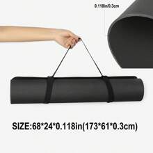 1 件可折叠 TPE 瑜伽垫，适合初学者、健身、舞蹈练习和防滑瑜伽垫 - 彩色 - 查看 11