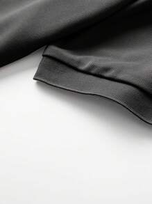 Men's Solid Color Casual Loose Comfortable Polo Shirt, Versatile For Daily Commute