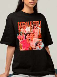 T-Shirt  Sueli Series Between Slaps And Kisses - Black - View 1