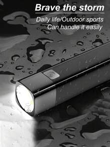 1/2/4 件迷你户外手电筒，光束强大，3 种照明模式，USB 快速充电，防水，内置 18650 电池可逆移动电源，非常适合露营、远足、应急使用、日常通勤照明、圣诞节、万圣节装饰