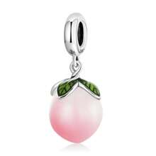 1 pièce Pendentif de poivrons en argent sterling 925 Petit charme rouge de légume fruit original pour femme Cadeau de fête Fabrication de bijoux fins DIY
