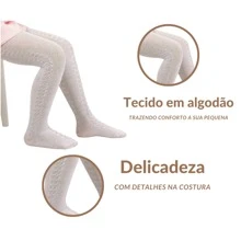 Combo Of 2 Kids Tights Children's Tights Girls Textured Tights - 查看 6