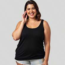 Kit 03 Women's Plus Size Comfortable Cotton Tank Top