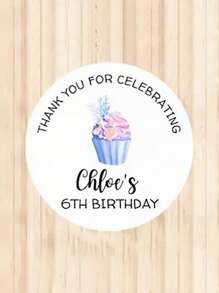 Pegatinas y logotipos personalizados, pegatinas personalizadas de 4, 5, 6 o 7 cm, personalizadas con su nombre y fecha, perfectas para pegatinas creativas como bodas, cumpleaños y bautizos. Adecuadas para diversas ocasiones, incluyendo fotos, imágenes, etiquetas, pegatinas con logotipo personalizado, invitaciones a fiestas de cumpleaños, suministros para fiestas de agradecimiento, multifuncionales, de dibujos animados, regalos ideales para él, regalos ideales para ella, mamá, amigos, hijo, hija, hogar, escuela, comedor, sala de estar, dormitorio, salón de té, oficina, útiles escolares, hogar y vida, decora tu hogar, etiquetas personalizadas - Multicolor - Ver 91