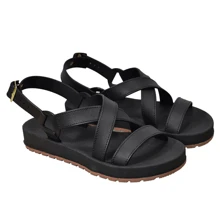 Dunas Women's Papete Sandal - Black - View 5