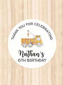 Pegatinas y logotipos personalizados, pegatinas personalizadas de 4, 5, 6 o 7 cm, personalizadas con su nombre y fecha, perfectas para pegatinas creativas como bodas, cumpleaños y bautizos. Adecuadas para diversas ocasiones, incluyendo fotos, imágenes, etiquetas, pegatinas con logotipo personalizado, invitaciones a fiestas de cumpleaños, suministros para fiestas de agradecimiento, multifuncionales, de dibujos animados, regalos ideales para él, regalos ideales para ella, mamá, amigos, hijo, hija, hogar, escuela, comedor, sala de estar, dormitorio, salón de té, oficina, útiles escolares, hogar y vida, decora tu hogar, etiquetas personalizadas - Multicolor - Ver 106