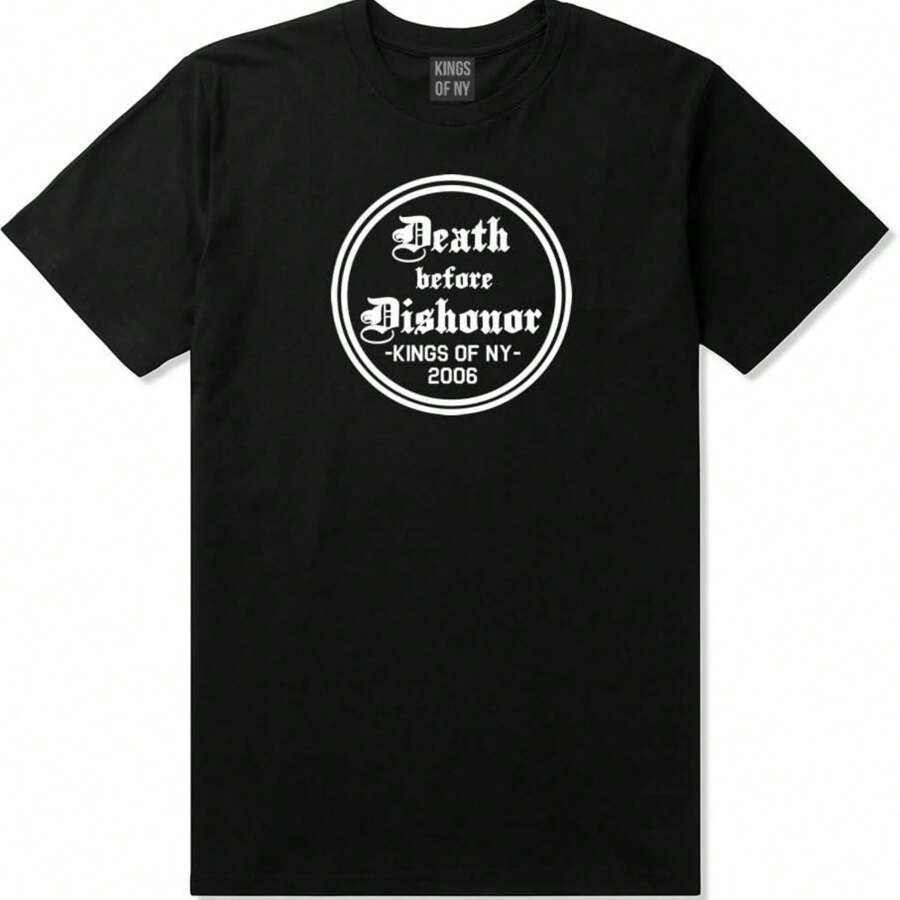 Death Before Dishonor T-Shirt - 黑色 - 查看 1