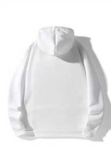 Sports Hoodie 2023 Spring And Autumn Men's And Women's Casual Hooded Pullover Sweatshirt Pure Color Sports Hoodie Sweatshirt Top - 灰色 - 查看 3