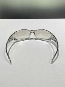 Óculos de Moda Retrô Y2K Cool Girl para Homens e Mulheres, Óculos Oversized de Moda de Rua Europeia e Americana Hip-Hop, Óculos de Estilo Punk Funcional para Verão, Praia, Viagens, Uso Externo