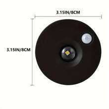 1 个 LED 可充电聚光灯，USB 充电运动传感器猫眼灯，3 色可调壁灯，适用于卧室、衣柜、橱柜、床边、走廊、展示柜