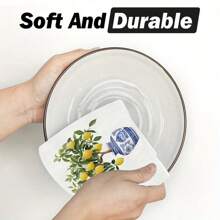 2 paquetes de paños de cocina con estampado de árbol de limón, paños de microfibra súper absorbentes y modernos, paños de cocina, de limpieza y de mano, extremadamente suaves y muy absorbentes, decoración de cocina, regalo para vecinos/mamá/cumpleaños/inauguración de la casa, accesorios de cocina, artículos esenciales para el hogar