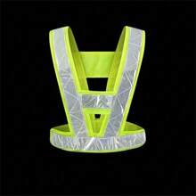 2 sztuki kamizelki odblaskowej w kształcie litery V, odpowiednie do pracy nocnej, biegania, jazdy na rowerze, akcesoriów rowerowych