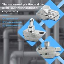 New Water Pipe Rupture Removal Tool, 2025 Upgraded Portable Tool For Plumbing Workers, Specifically Designed For PPR And PPE Water Pipe Angle Valve Extractors, Adjustable Lever Operation, And Home Decoration Tools - Multicolor - View 7