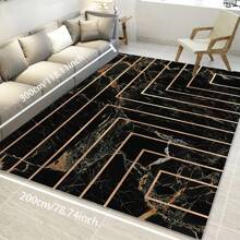 1 pieza de Alfombra de área de textura premium, tapete de piso - Impermeable, antideslizante, fácil de limpiar, lavable a máquina, suave y cómodo, adecuado para felpudo, cocina, sala de estar, dormitorio, pasillo, baño, lavandería - Alfombra fácil de limpiar, decoración del hogar [Tela de terciopelo suave de 800g/m², 5 mm de grosor] - Multicolor - Ver 40