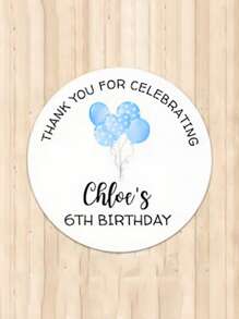 Pegatinas y logotipos personalizados, pegatinas personalizadas de 4, 5, 6 o 7 cm, personalizadas con su nombre y fecha, perfectas para pegatinas creativas como bodas, cumpleaños y bautizos. Adecuadas para diversas ocasiones, incluyendo fotos, imágenes, etiquetas, pegatinas con logotipo personalizado, invitaciones a fiestas de cumpleaños, suministros para fiestas de agradecimiento, multifuncionales, de dibujos animados, regalos ideales para él, regalos ideales para ella, mamá, amigos, hijo, hija, hogar, escuela, comedor, sala de estar, dormitorio, salón de té, oficina, útiles escolares, hogar y vida, decora tu hogar, etiquetas personalizadas - Multicolor - Ver 19