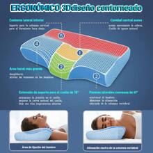 Almohada ergonómica de látex. - Blanco - Ver 8