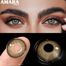 AMARA1 Pair Color Contact Lenses For Eyes 14.5mm Contact Lenses Brown High Quality Natural Contact Lenses Gray Lenses